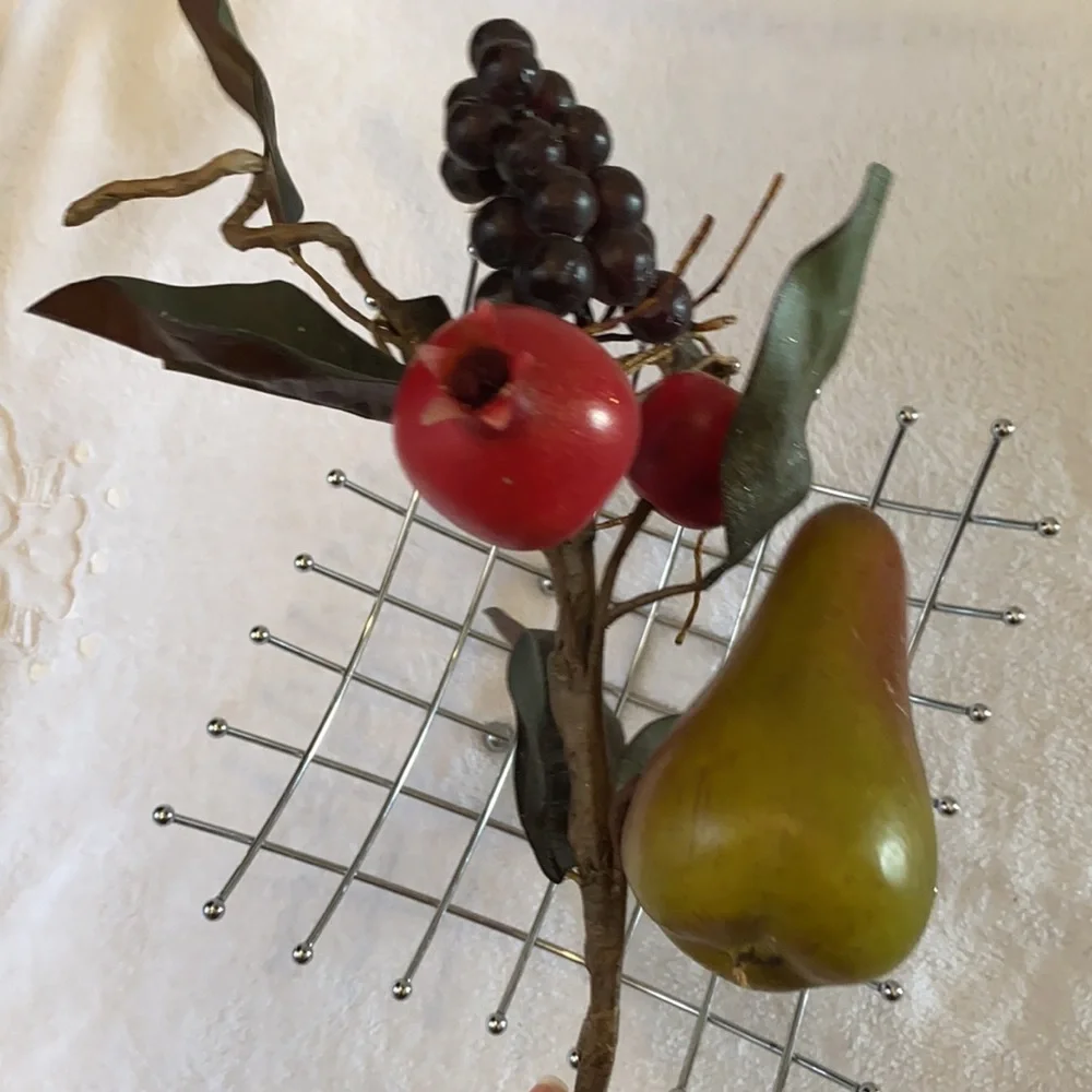 🆕Artificial Fruit Spray- Pear, grape, pomegranate